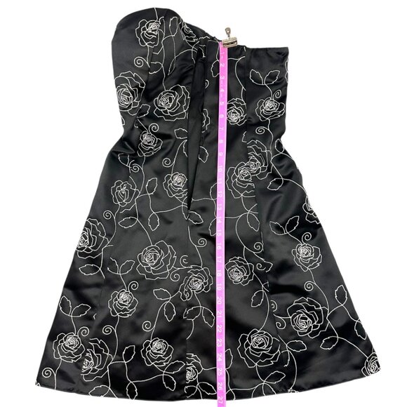 White House Black Market Strapless Floral Mini Dress - Picture 8 of 8